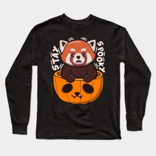 Stay Spooky Red Panda Long Sleeve T-Shirt